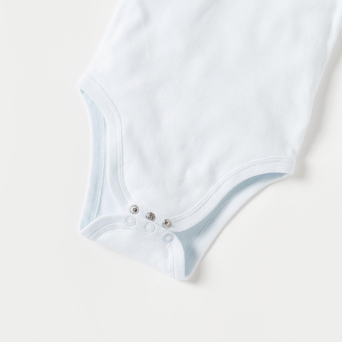 Juniors Solid Sleeveless Bodysuit with Snap Button Closure
