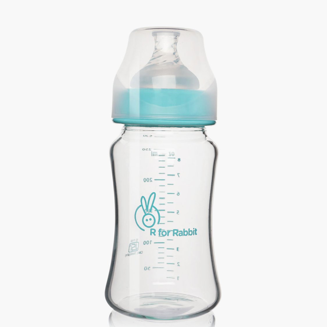 R for Rabbit First Feed Glass Feeding Bottle - 240 ml