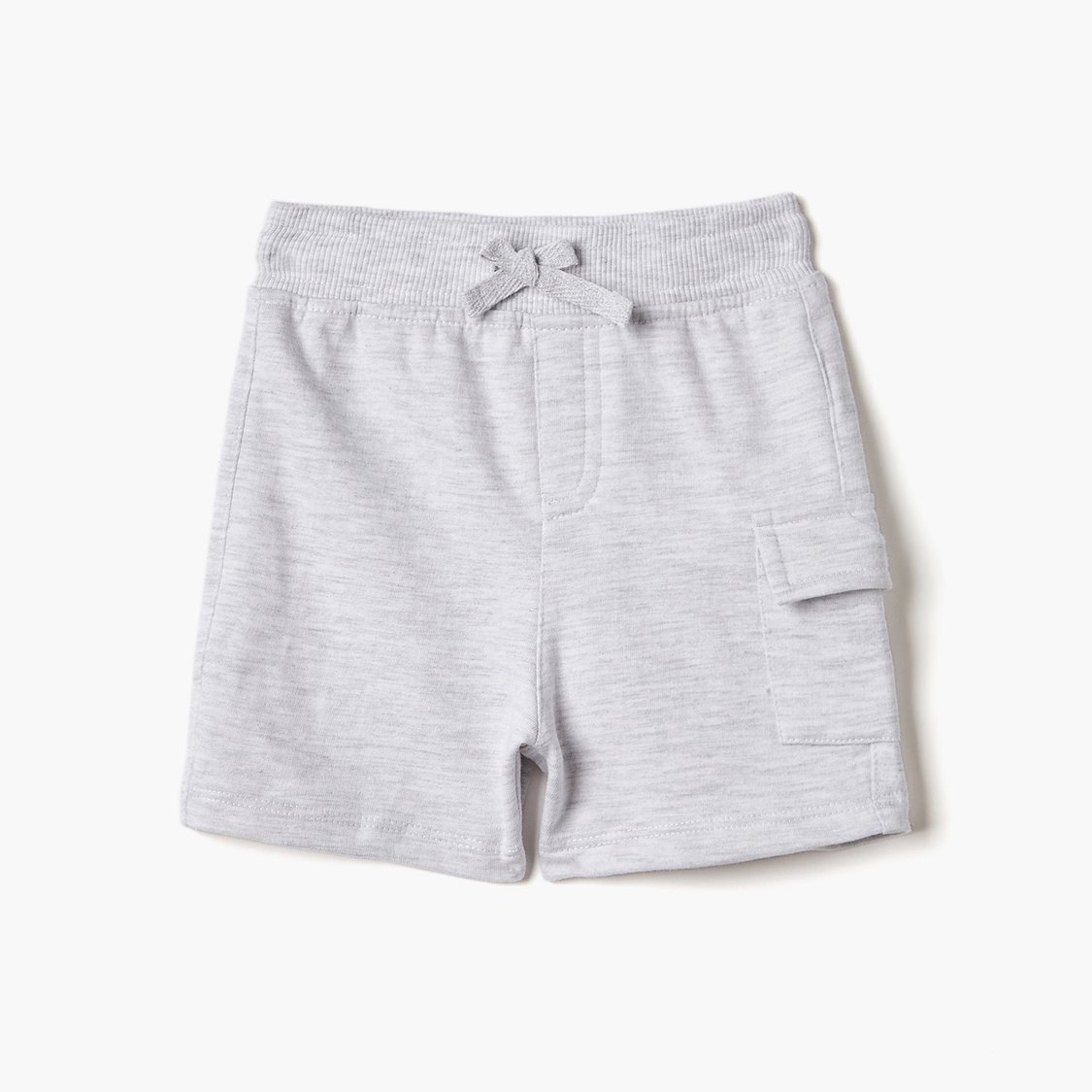 Juniors Solid Shorts with Drawstring Closure and Pocket