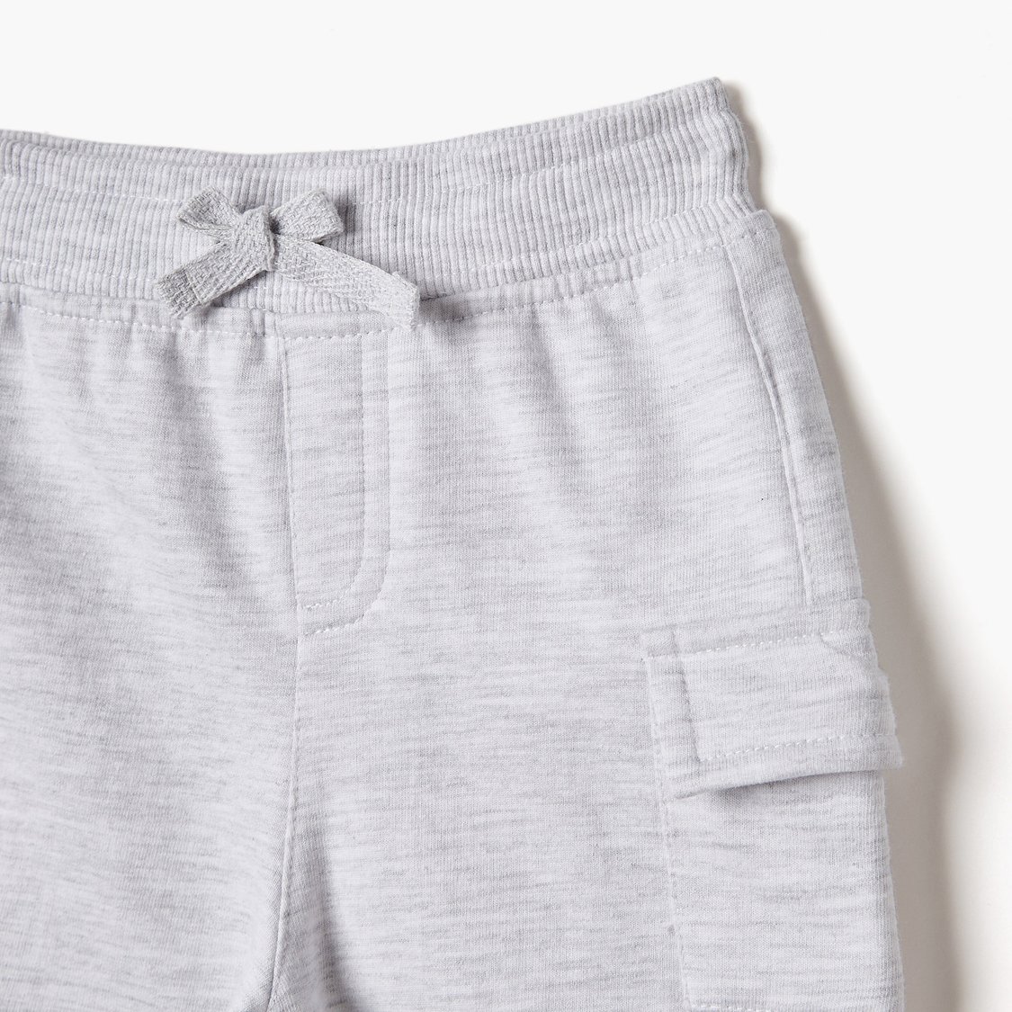 Juniors Solid Shorts with Drawstring Closure and Pocket