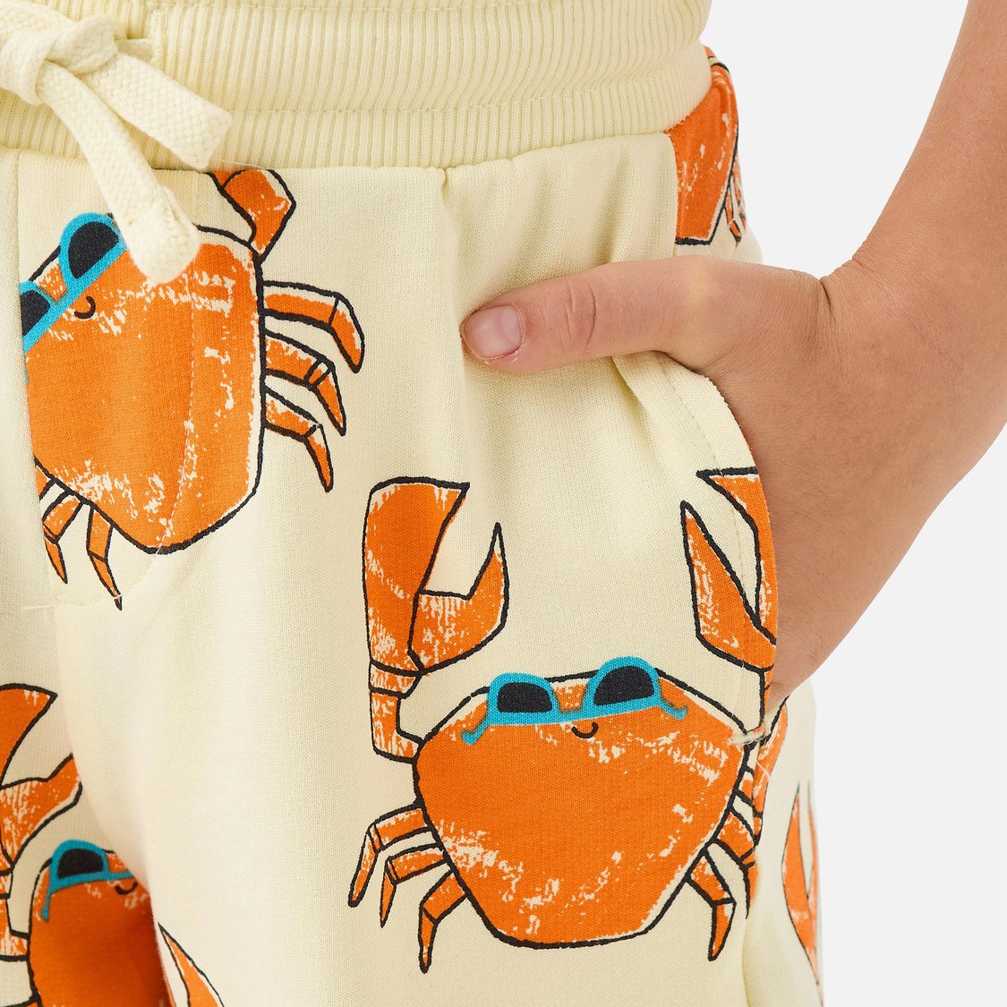 Juniors Animal Print Shorts with Drawstring Closure and Pockets