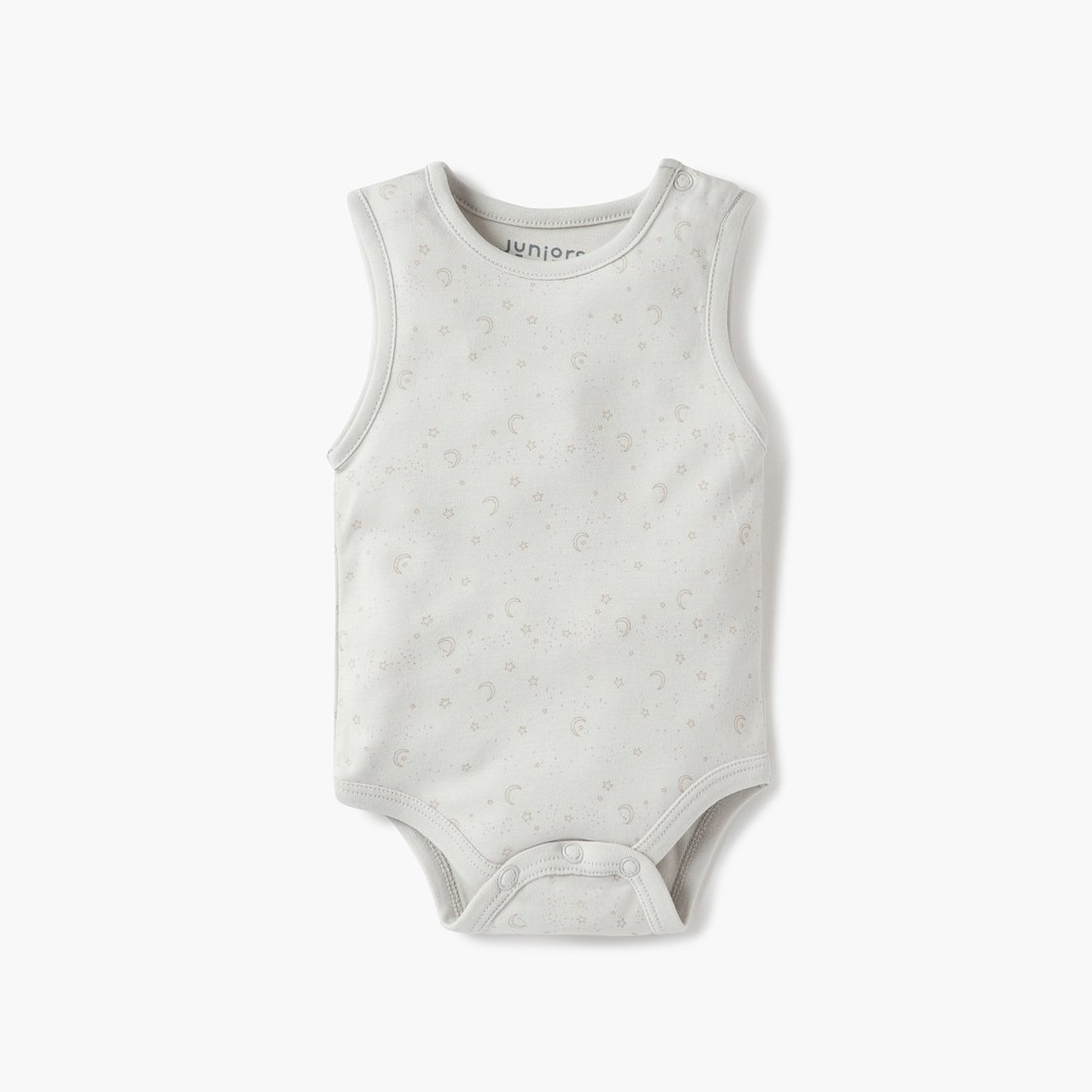 Juniors Printed Sleeveless Bodysuit - Set of 2