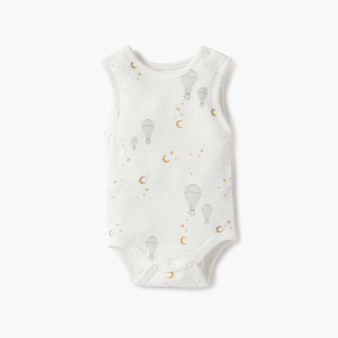 Juniors Printed Sleeveless Bodysuit - Set of 2