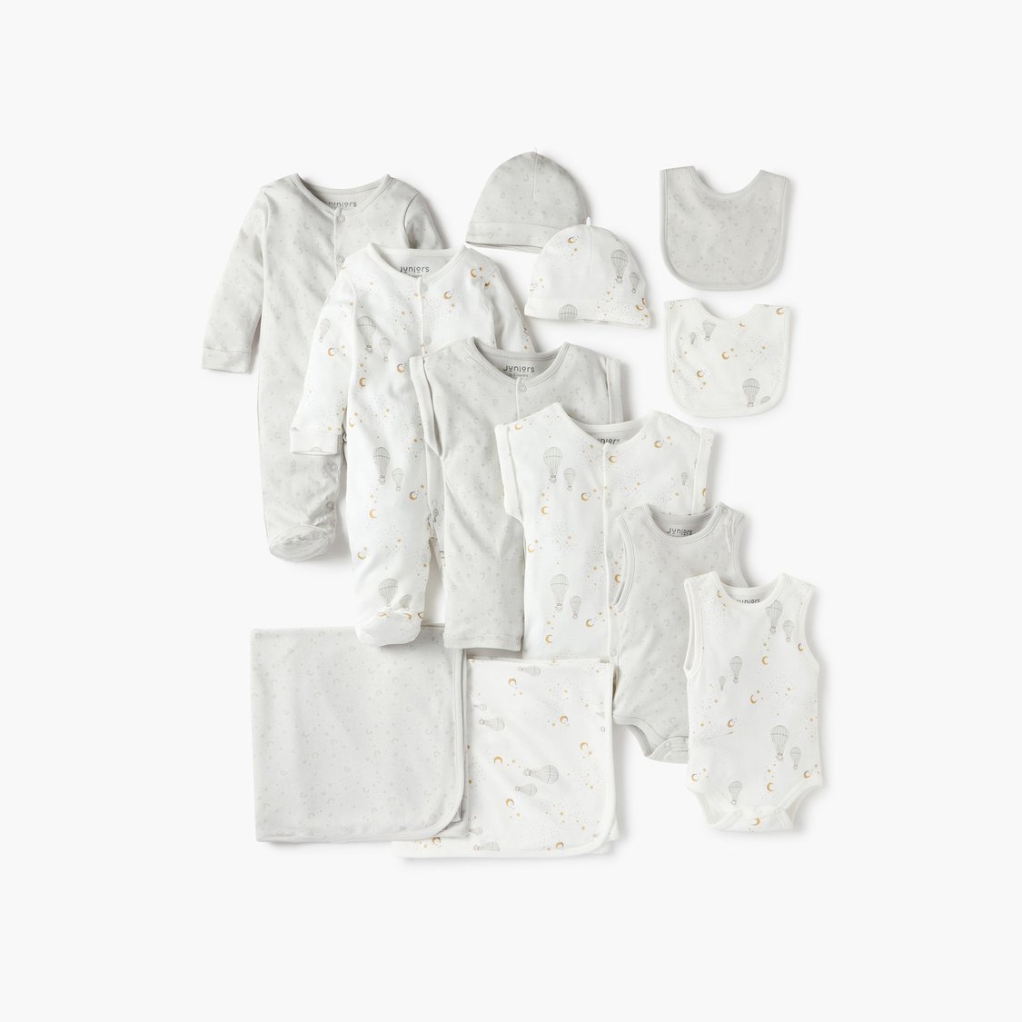 Juniors Printed Sleeveless Bodysuit - Set of 2