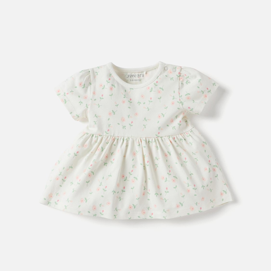 Juniors Assorted A-line Dress with Round Neck - Set of 2