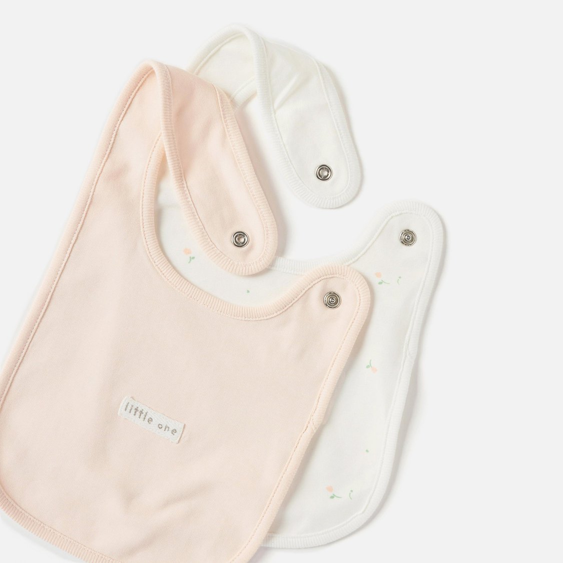 Juniors Printed Bib with Button Closure - Set of 2