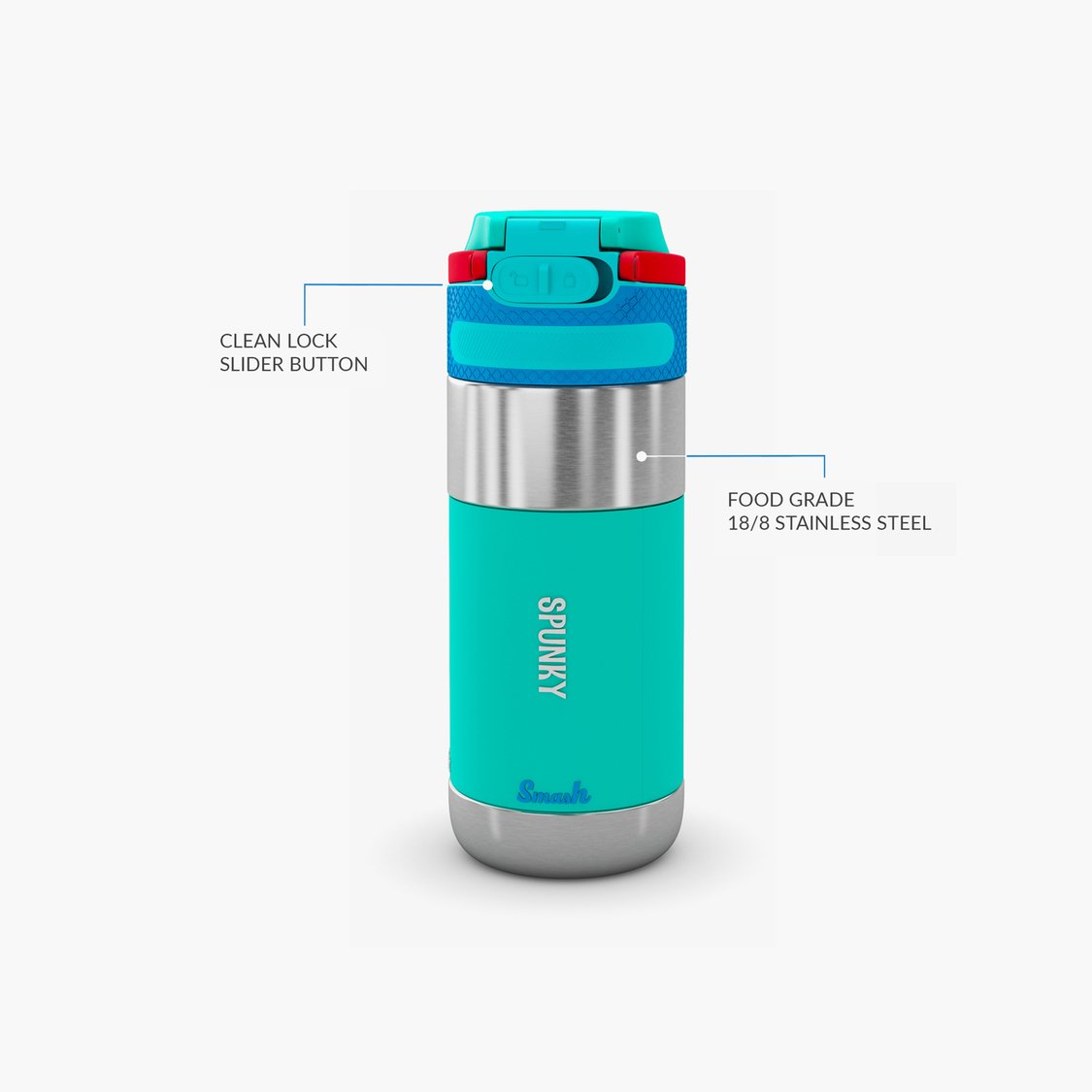 Rabitat Clean Lock Insulated Stainless Steel Bottle - Spunky - 410 ml
