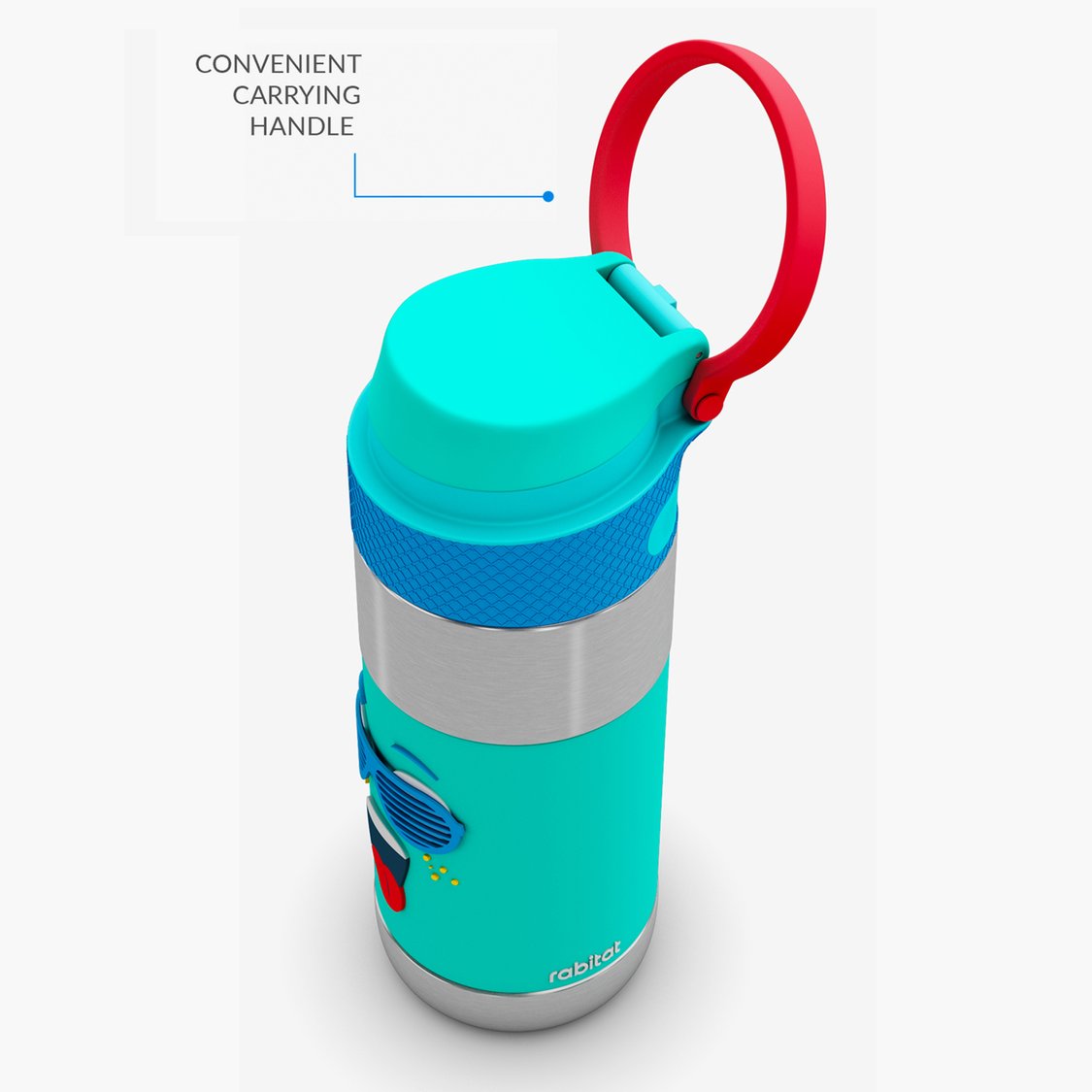Rabitat Clean Lock Insulated Stainless Steel Bottle - Spunky - 410 ml