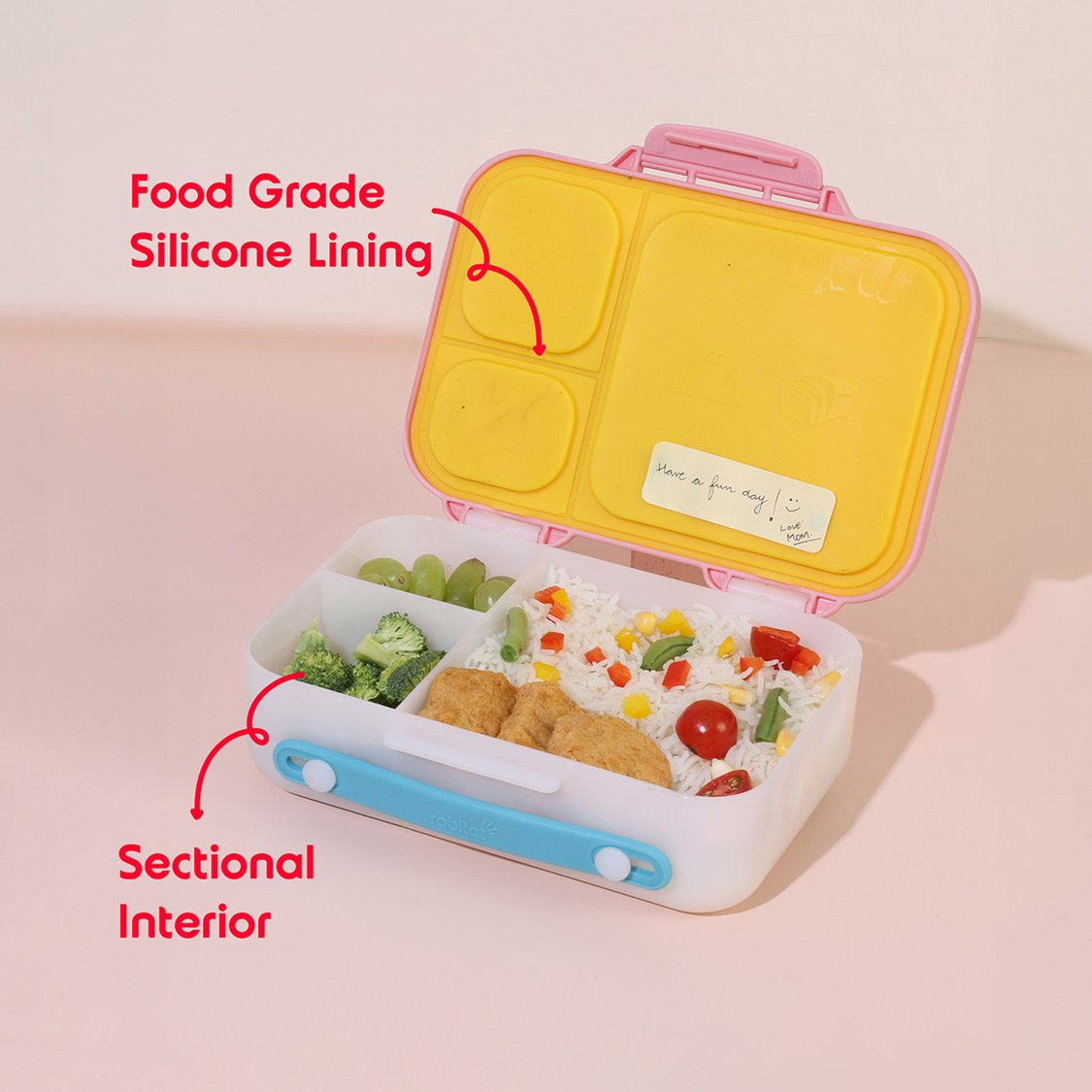 Rabitat Munchbee Divided Lunch Box - Madeye