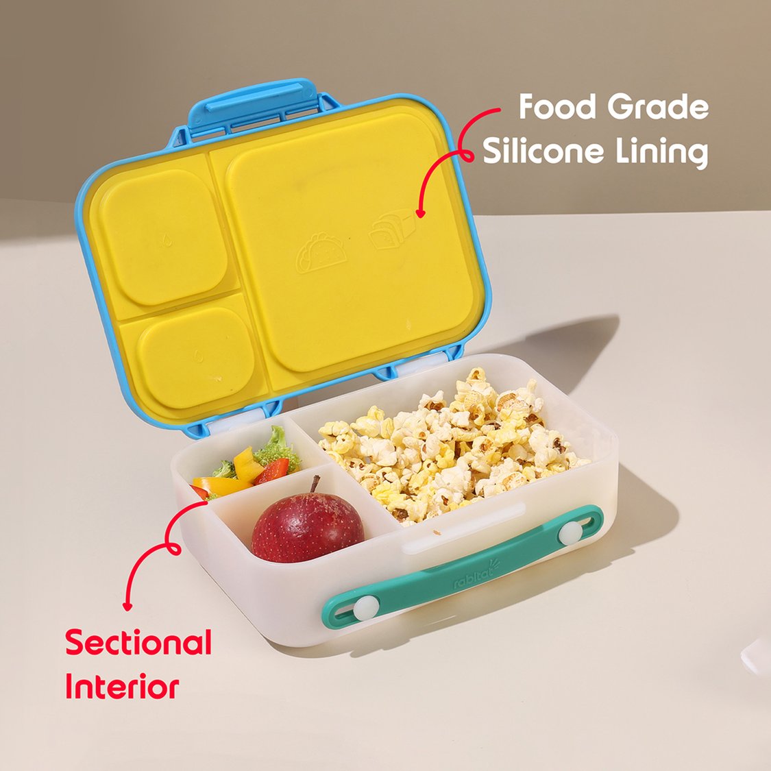 Rabitat Munchbee Divided Lunch Box - Shyguy