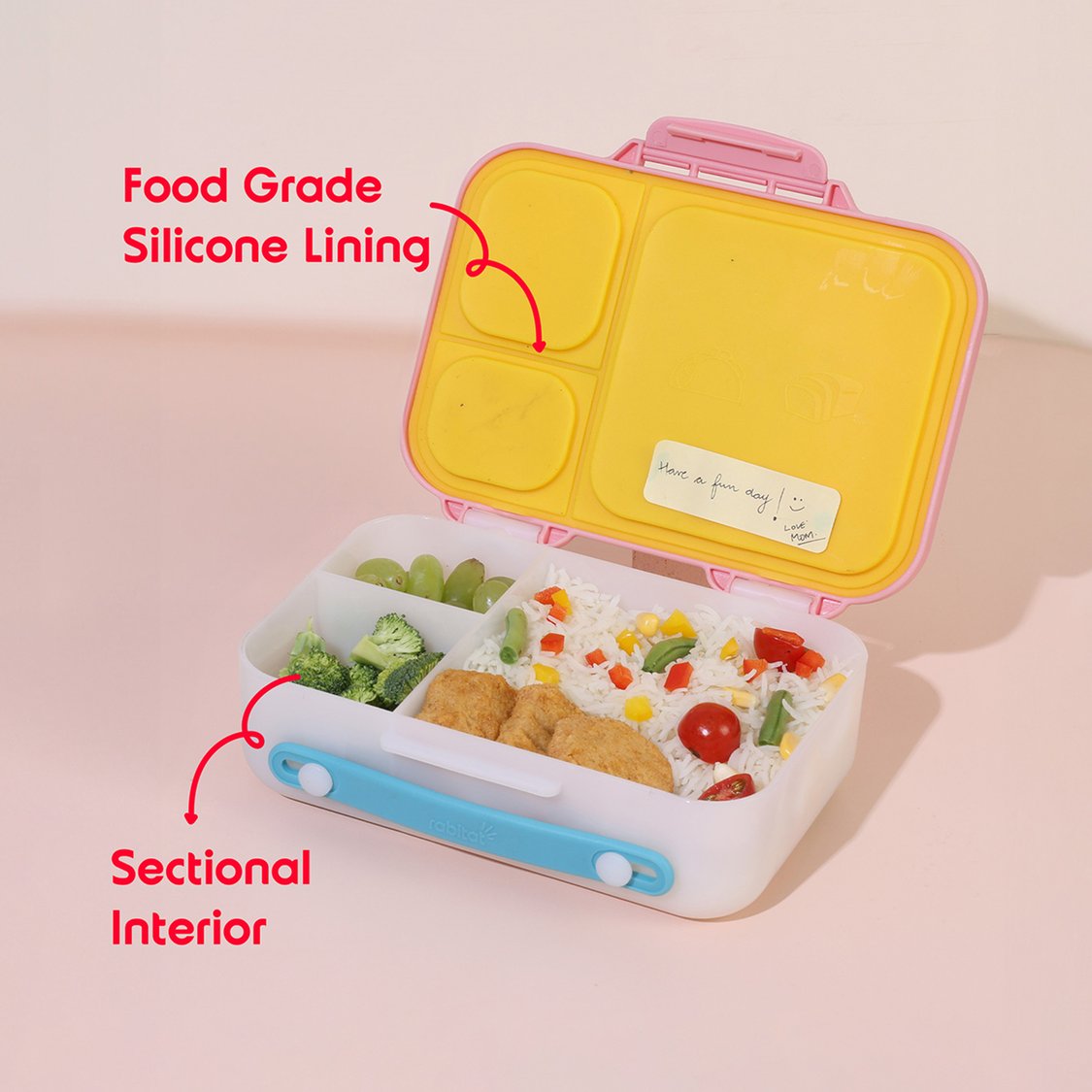 Rabitat Munchbee Divided Lunch Box - Shyguy