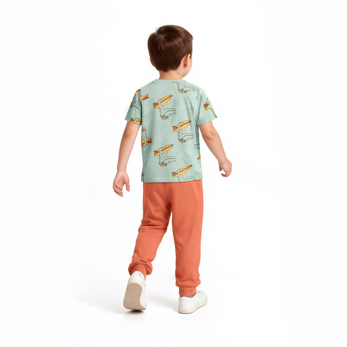 Juniors Crocodile Print T-shirt and Pyjama Set