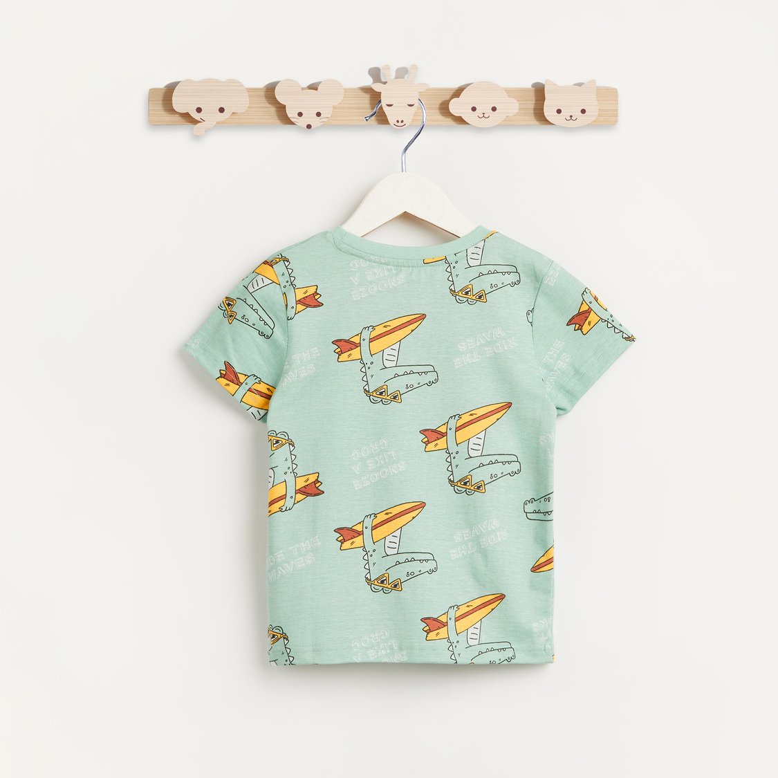 Juniors Crocodile Print T-shirt and Pyjama Set