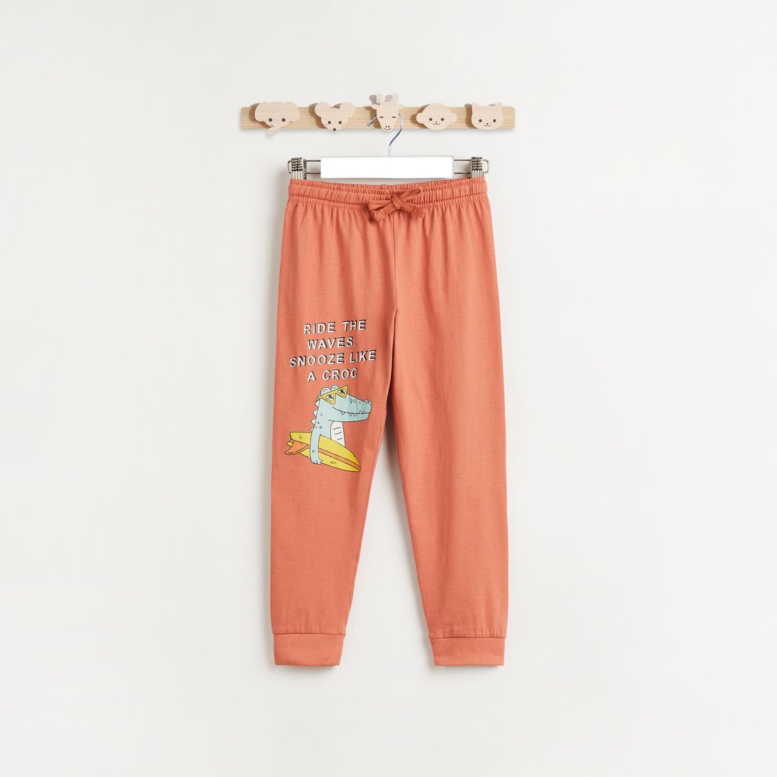 Juniors Crocodile Print T-shirt and Pyjama Set