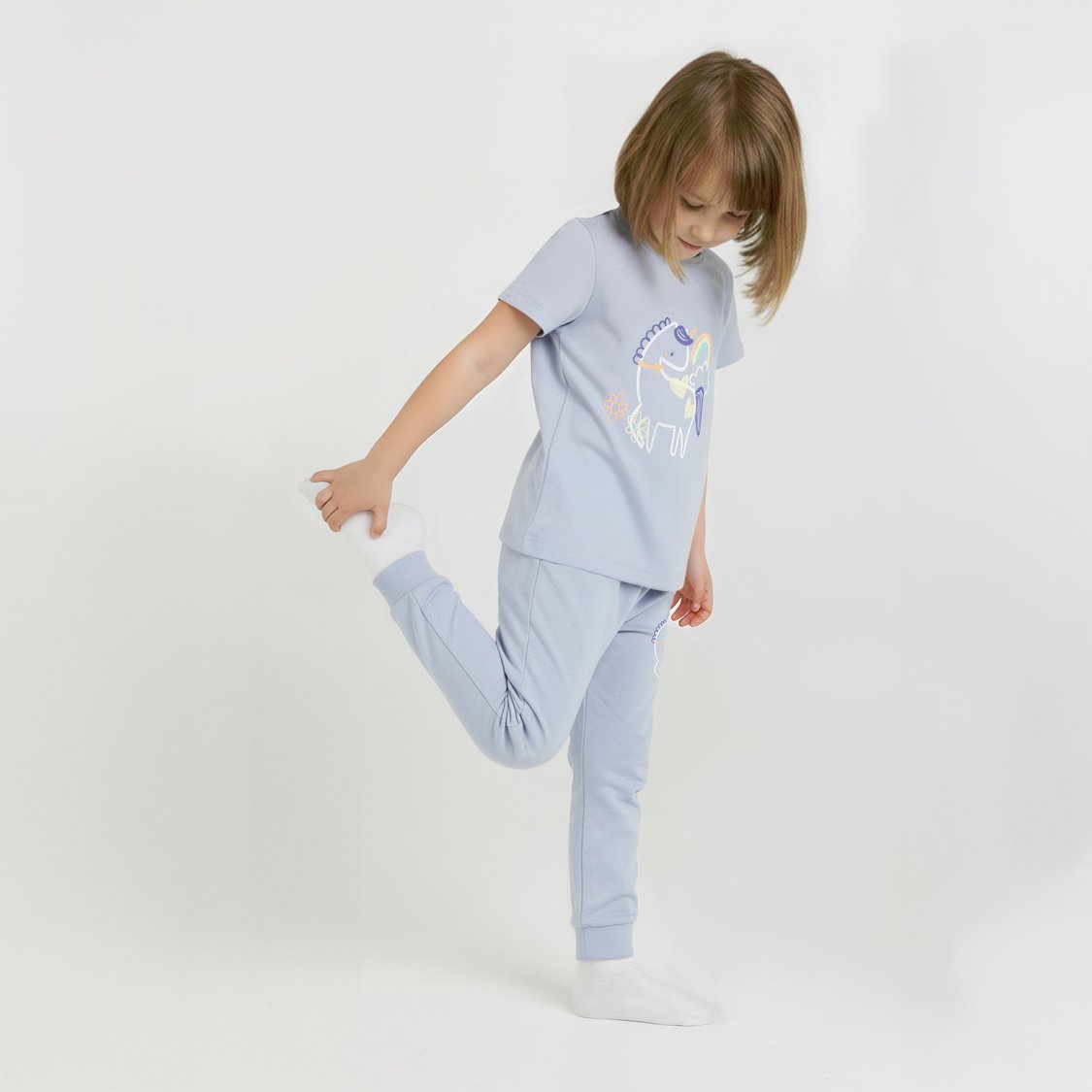 Juniors Unicorn Print T-shirt and Pyjama Set