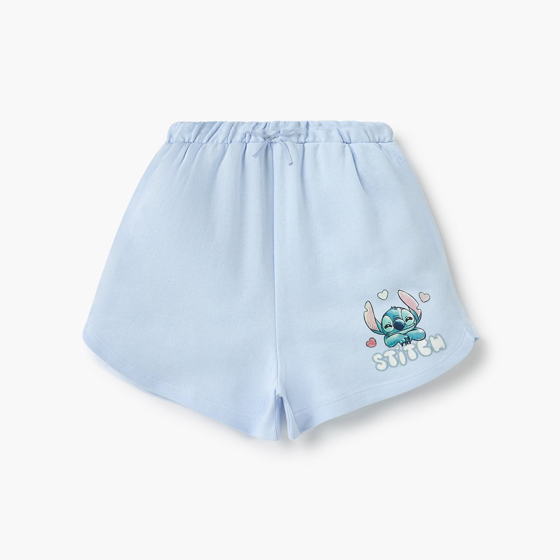 Juniors Stitch Print Shorts with Drawstring Closure - Set of 2