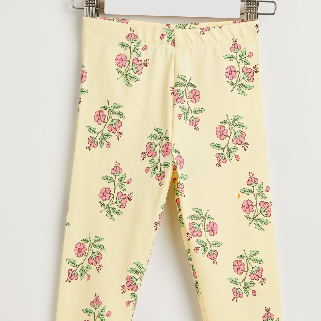Juniors Floral Print Leggings with Elasticated Waistband