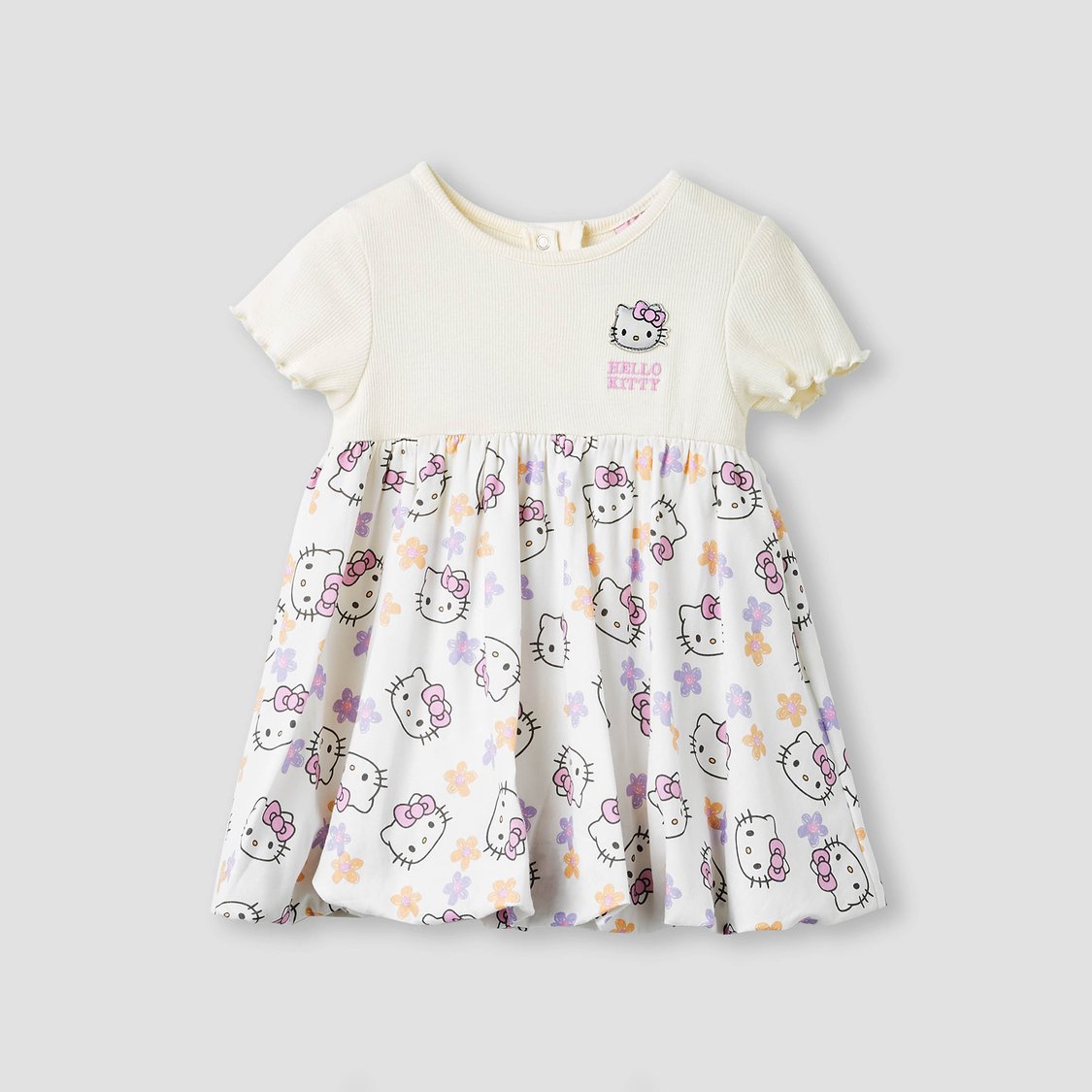 Juniors Hello Kitty Print Dress with Headband