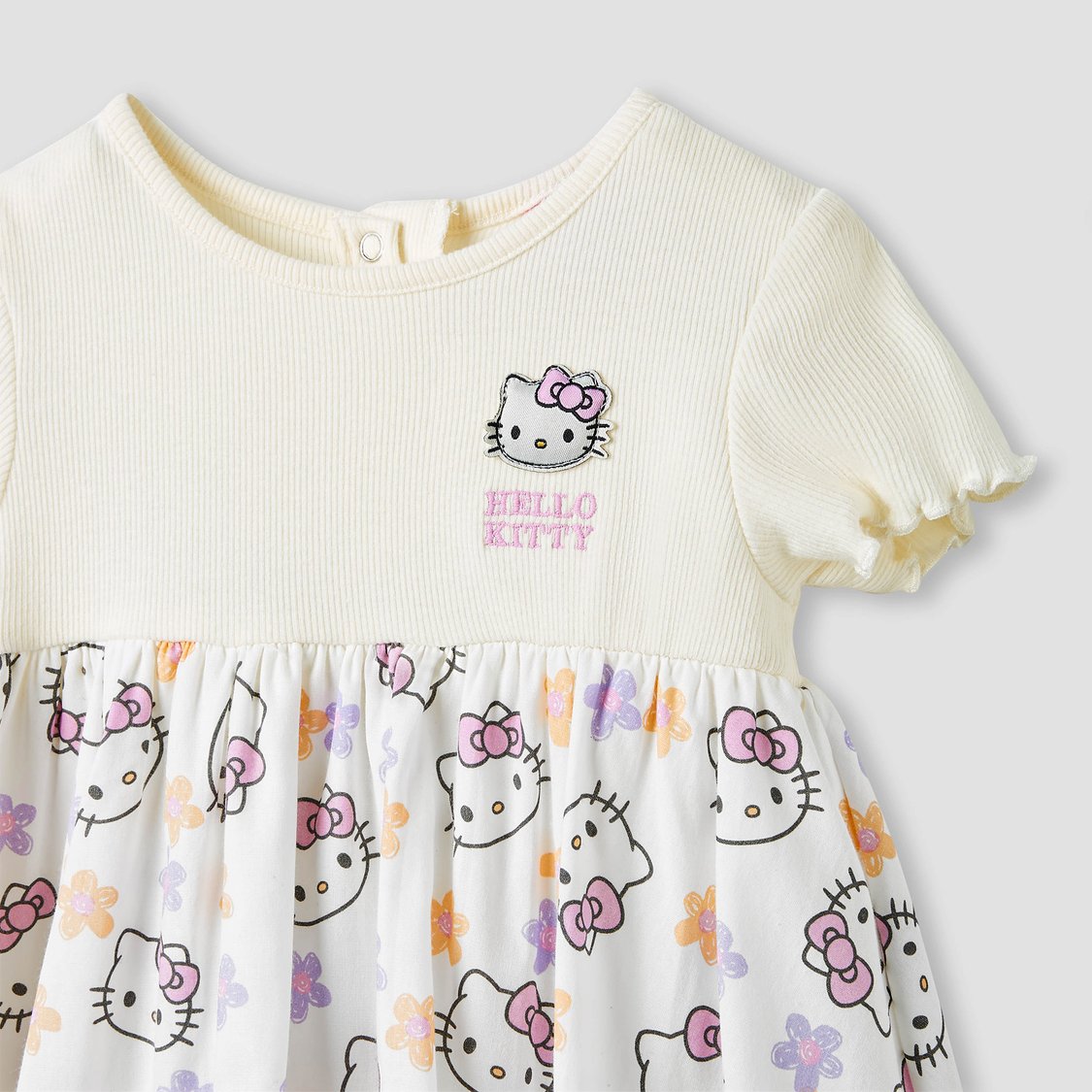Juniors Hello Kitty Print Dress with Headband