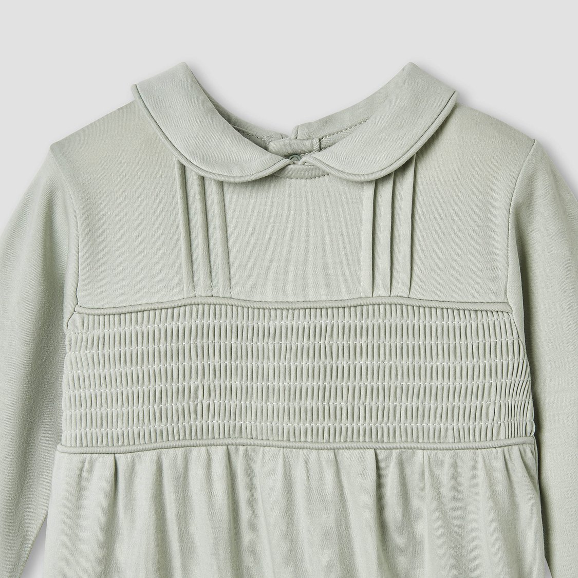 Giggles Pintuck Closed Feet Sleepsuit with Long Sleeves
