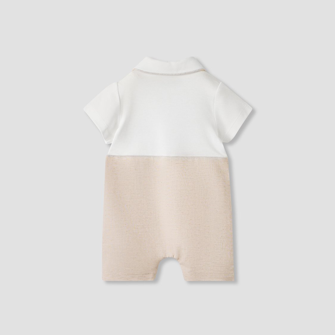Giggles Rocking Horse Embroidered Collared Romper