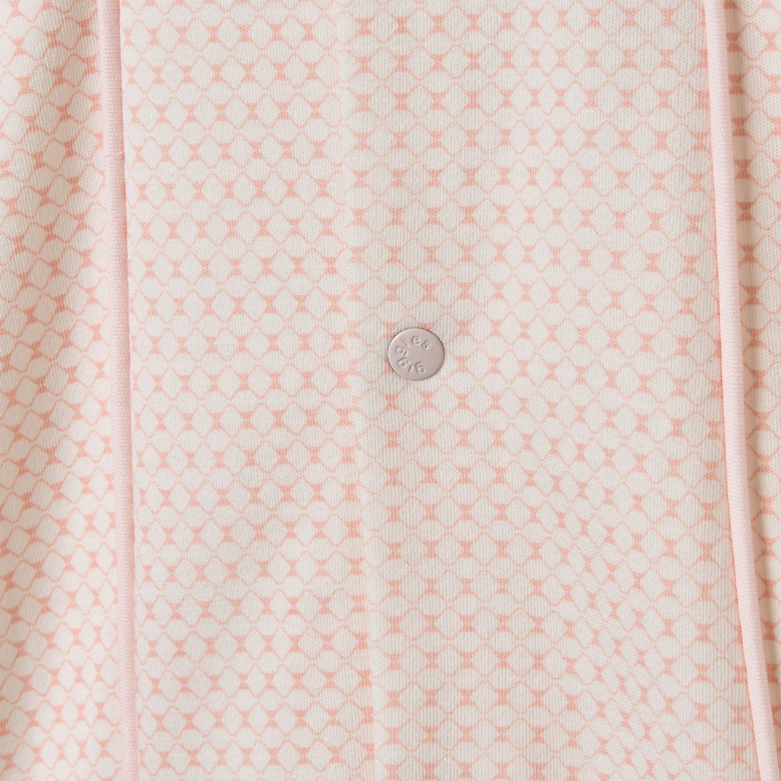Giggles Printed Sleepsuit with Pintuck Detail