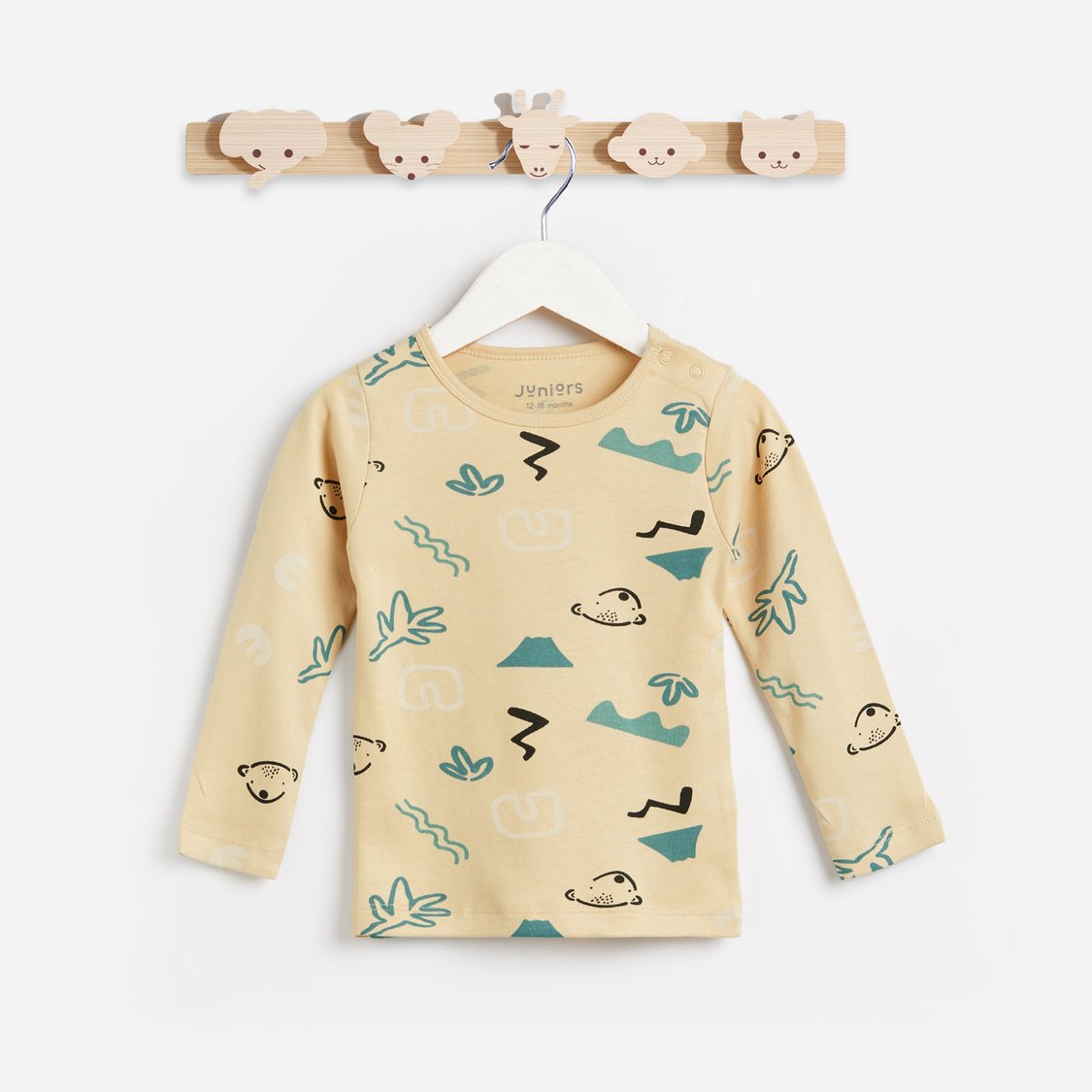 Juniors Printed T-shirt with Pyjamas