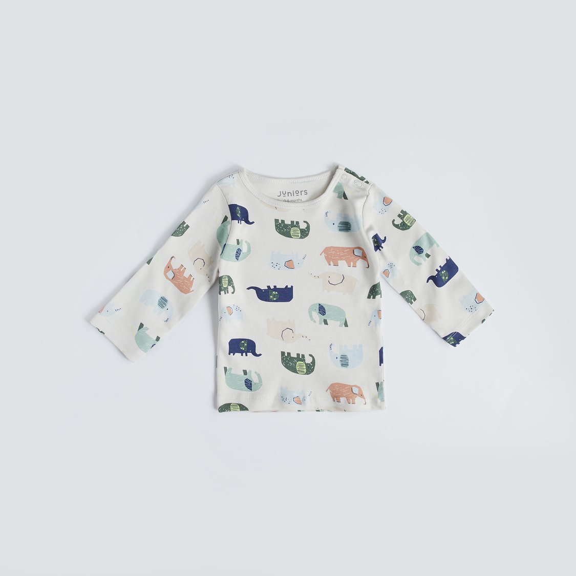 Juniors Printed T-shirt with Pyjamas Set
