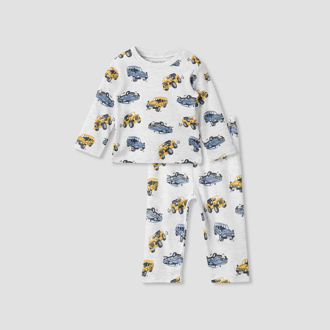 Juniors Vehicle Print T-shirt and Pyjama Set