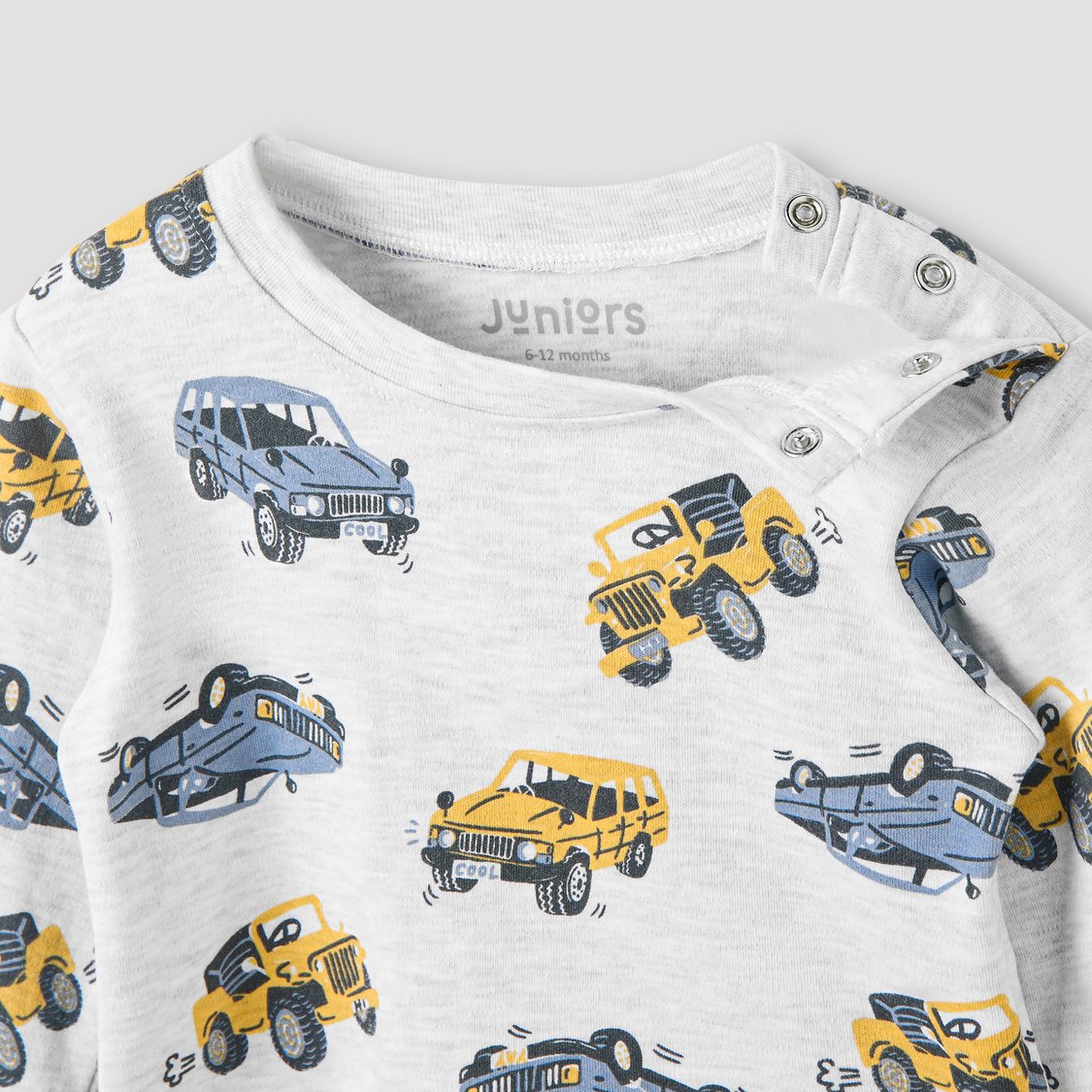 Juniors Vehicle Print T-shirt and Pyjama Set