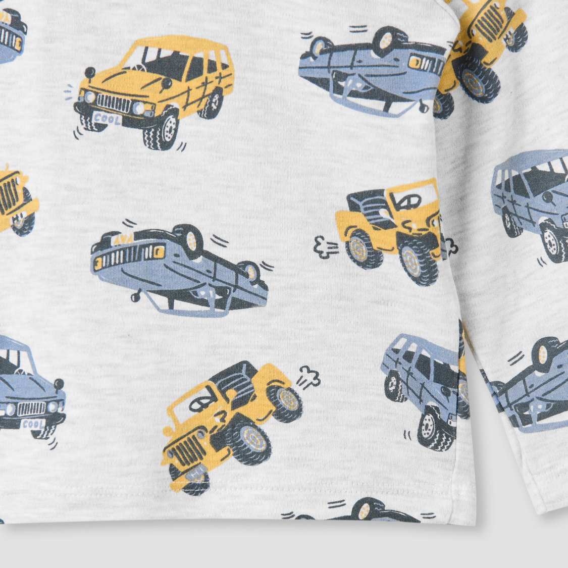 Juniors Vehicle Print T-shirt and Pyjama Set