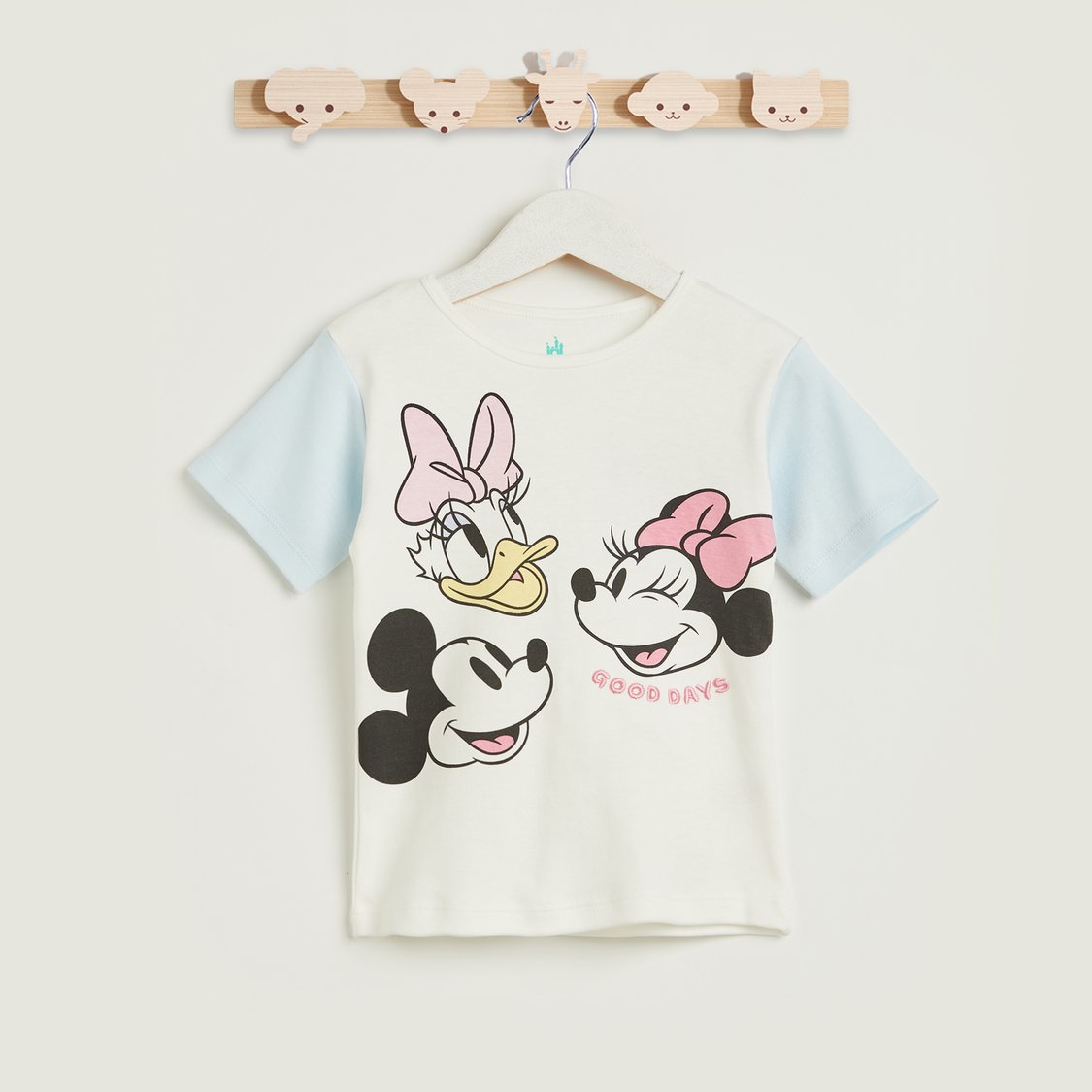 Mickey Mouse and Friends Print T-shirt and Shorts Set