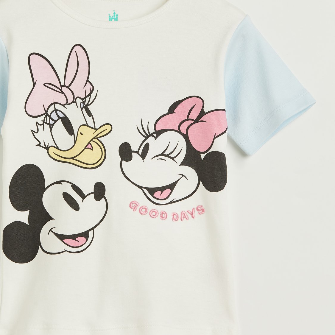Mickey Mouse and Friends Print T-shirt and Shorts Set