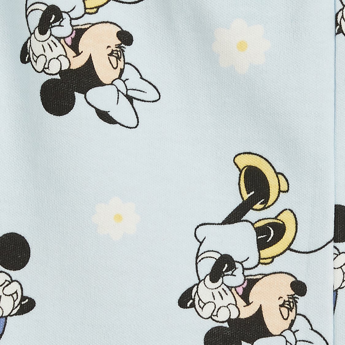 Minnie Mouse Print Short Sleeves T-shirt and Shorts Set