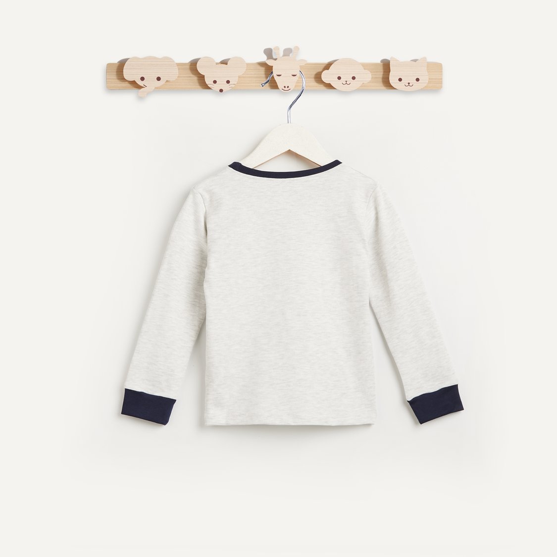 Juniors Printed Long Sleeves T-shirt and Pyjama - Set of 2