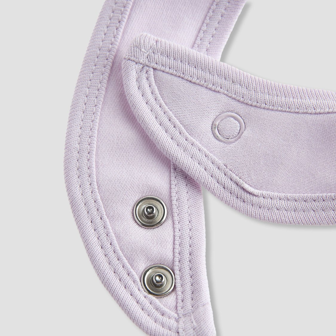 Juniors Solid Bib with Button Closure - Set of 5