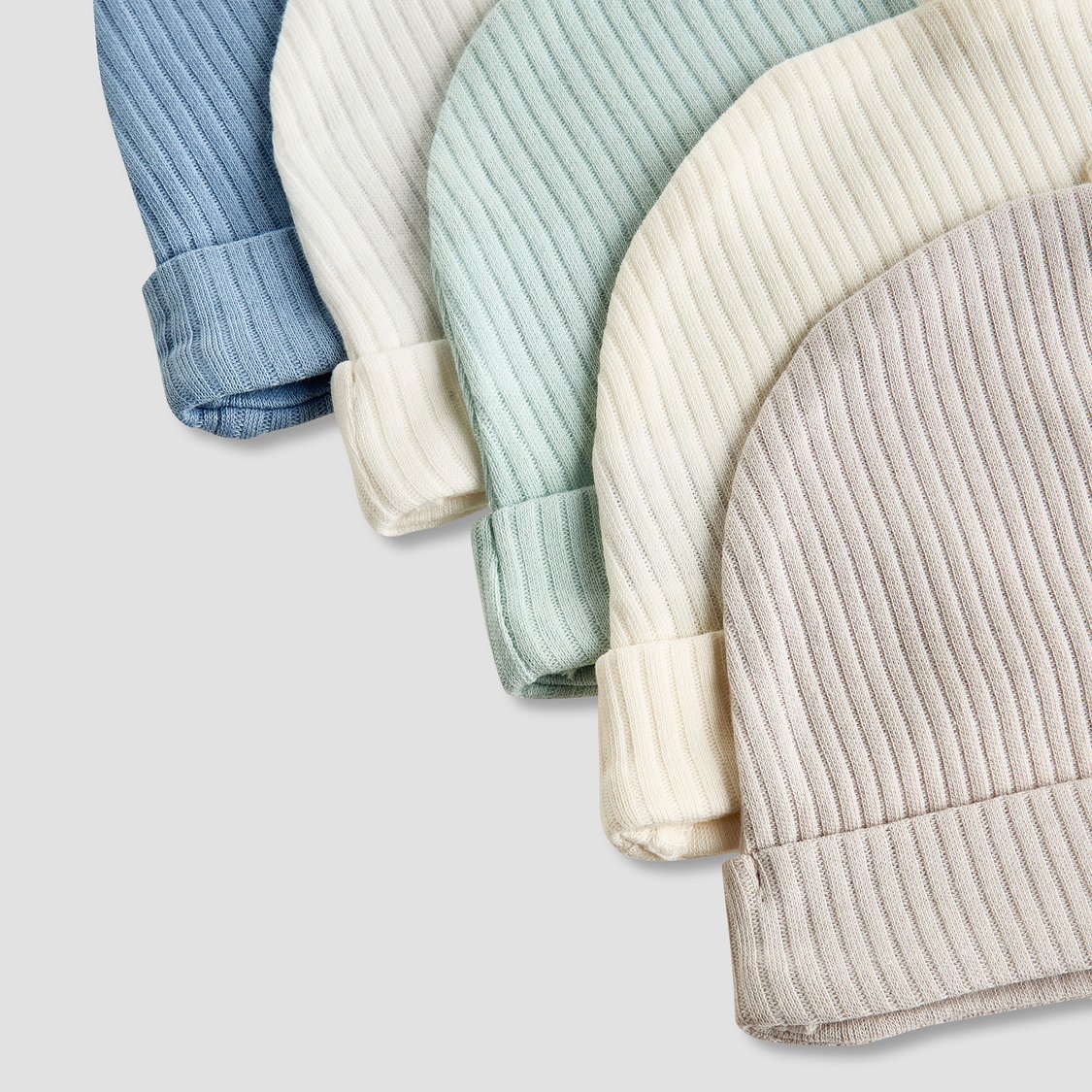 Juniors Ribbed Beanie - Set of 5