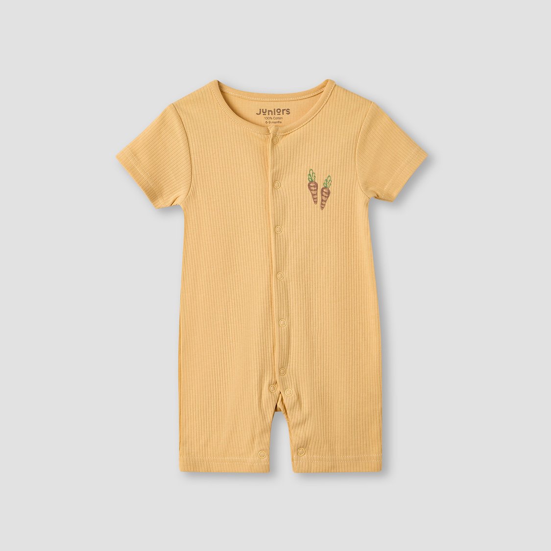 Juniors Farm Print Romper with Short Sleeves - Set of 3