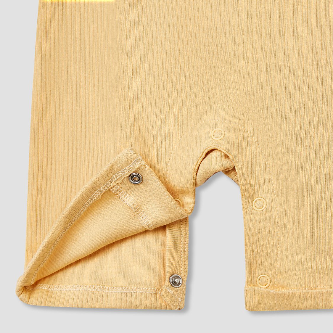 Juniors Ribbed Dungaree and T-shirt Set