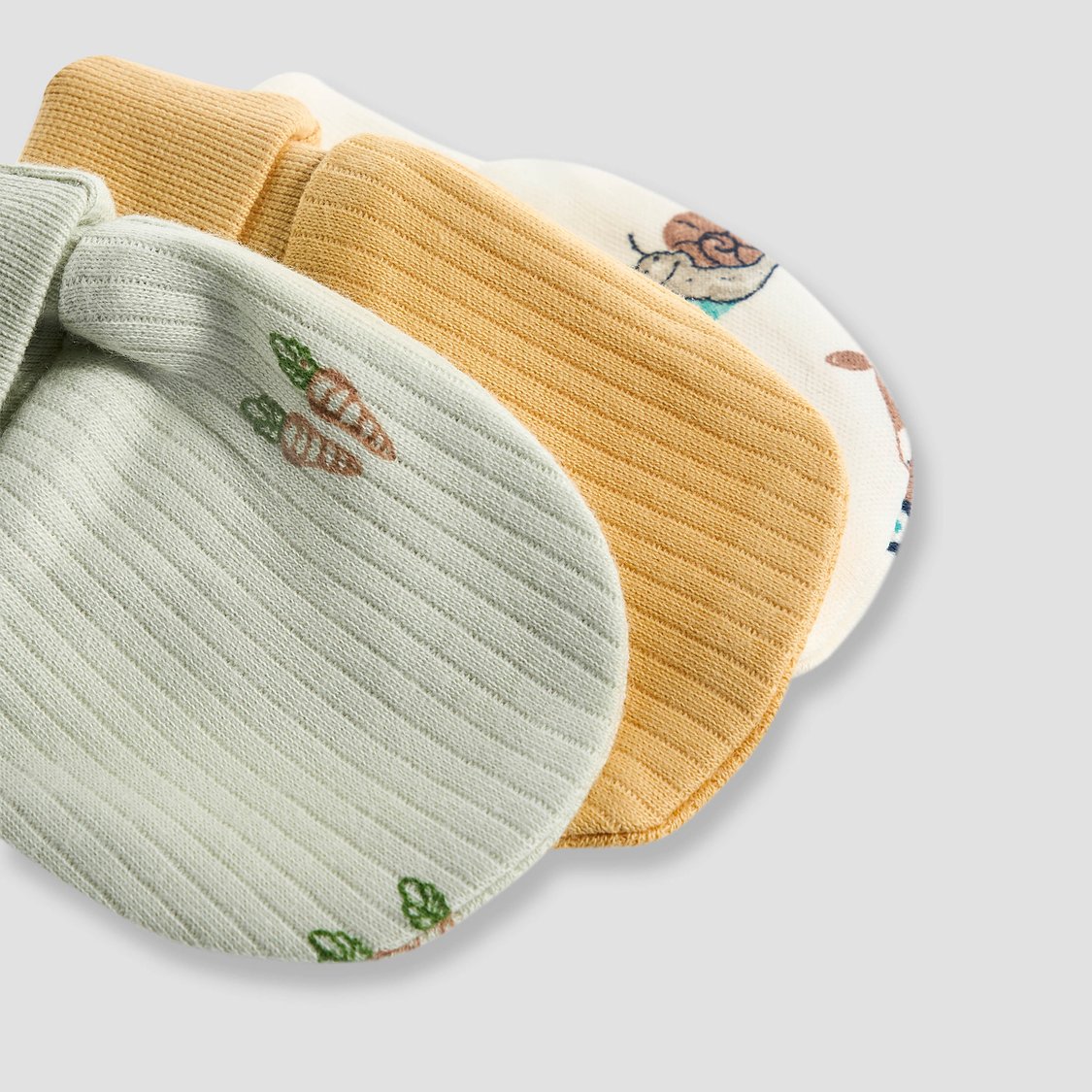 Juniors Farm Print Mittens - Set of 3