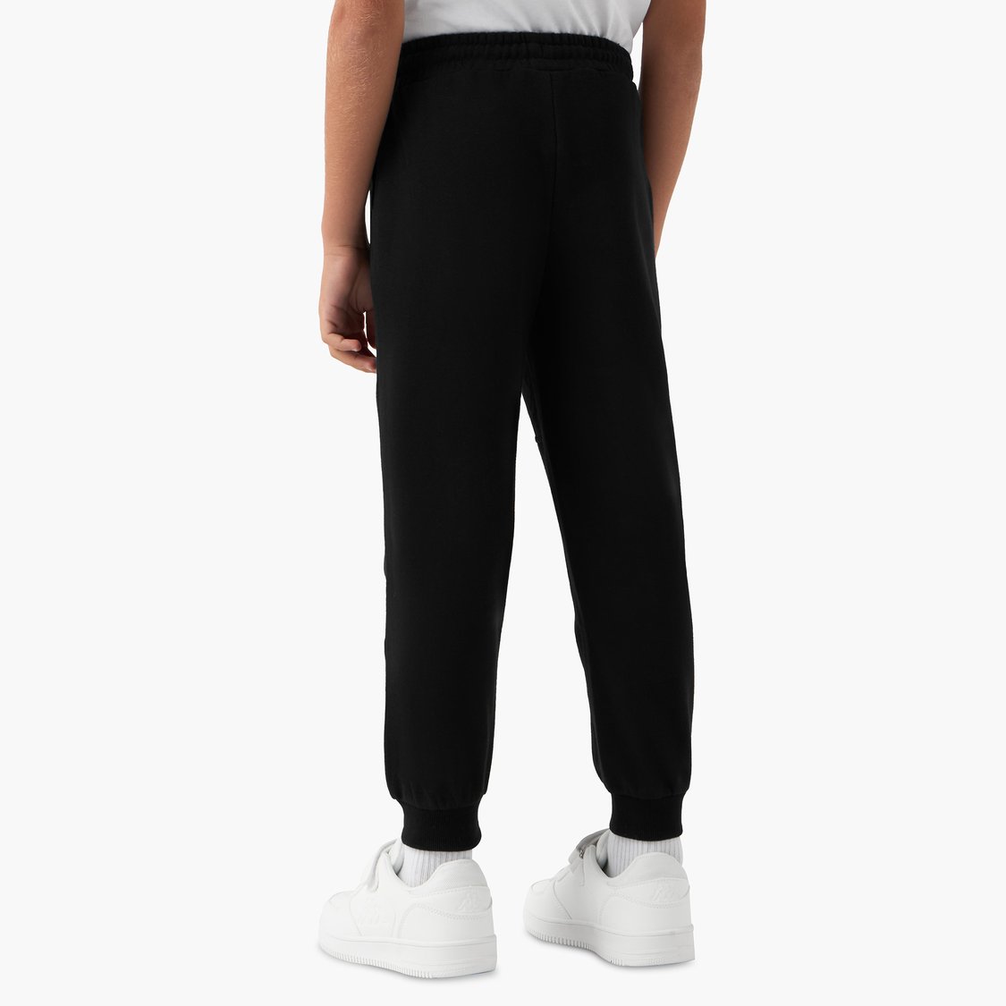 Kappa Logo Print Joggers with Drawstring Closure