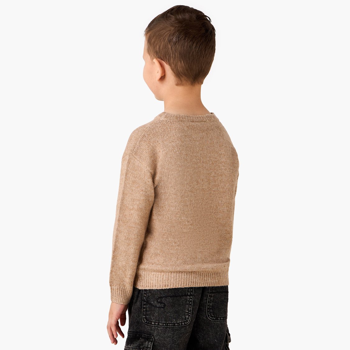 Juniors Embroidered Pullover with Long Sleeves