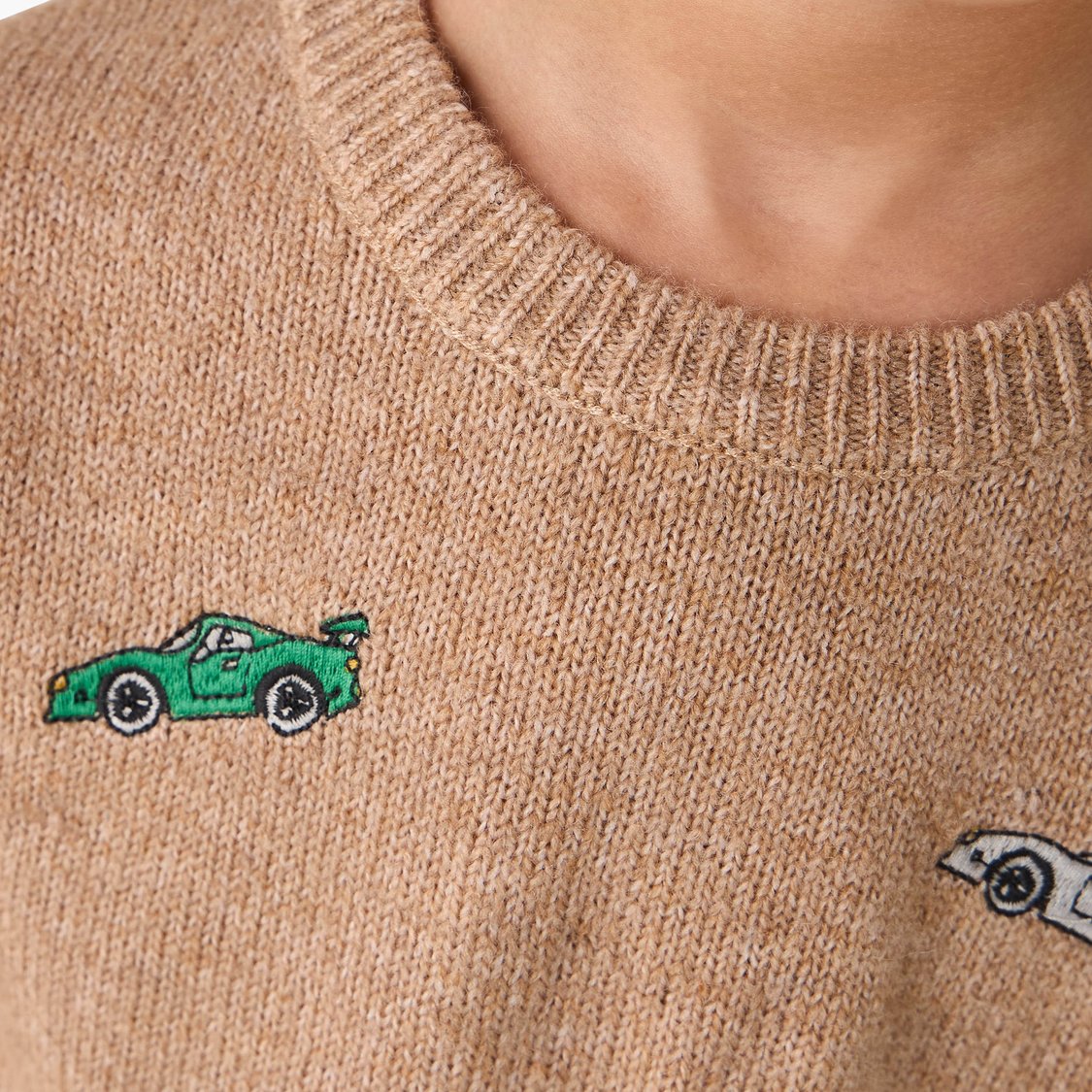 Juniors Embroidered Pullover with Long Sleeves