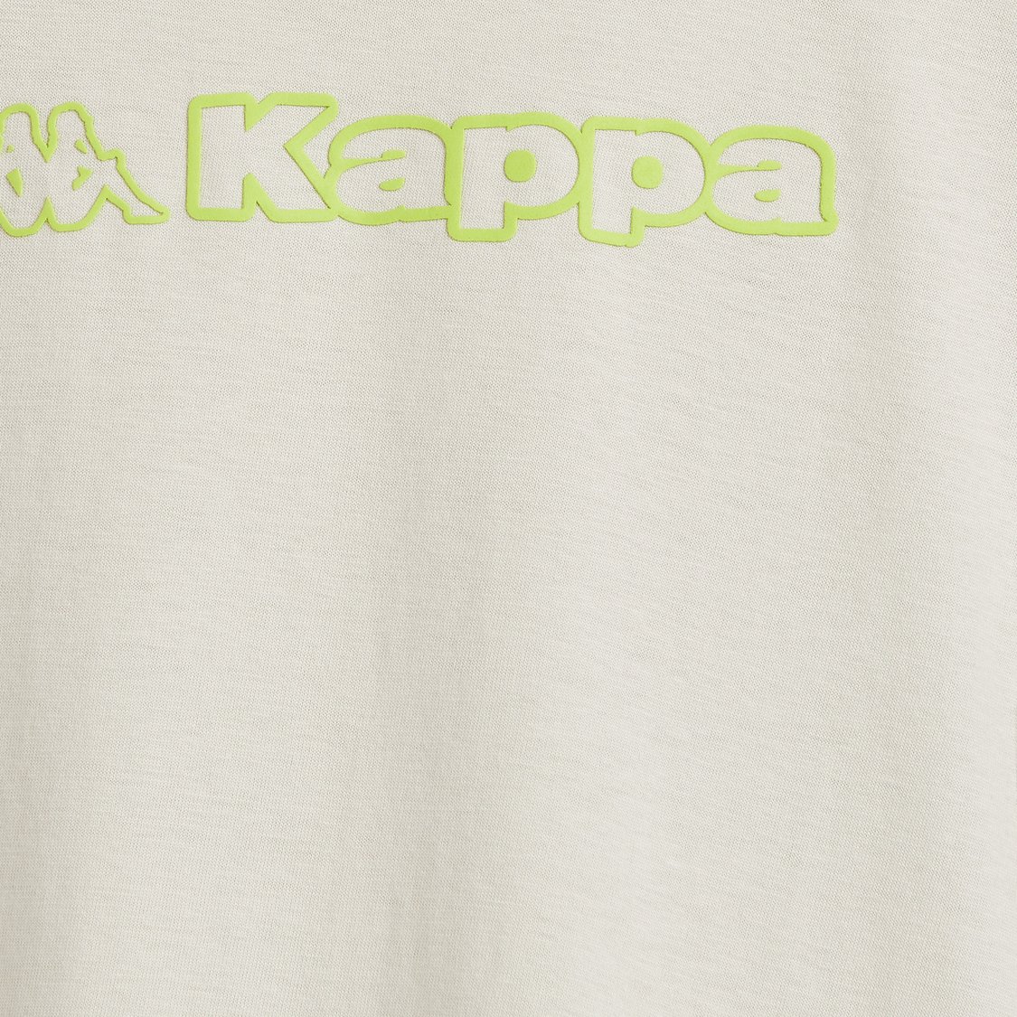 Kappa Logo Print T-shirt with Mock Sleeves