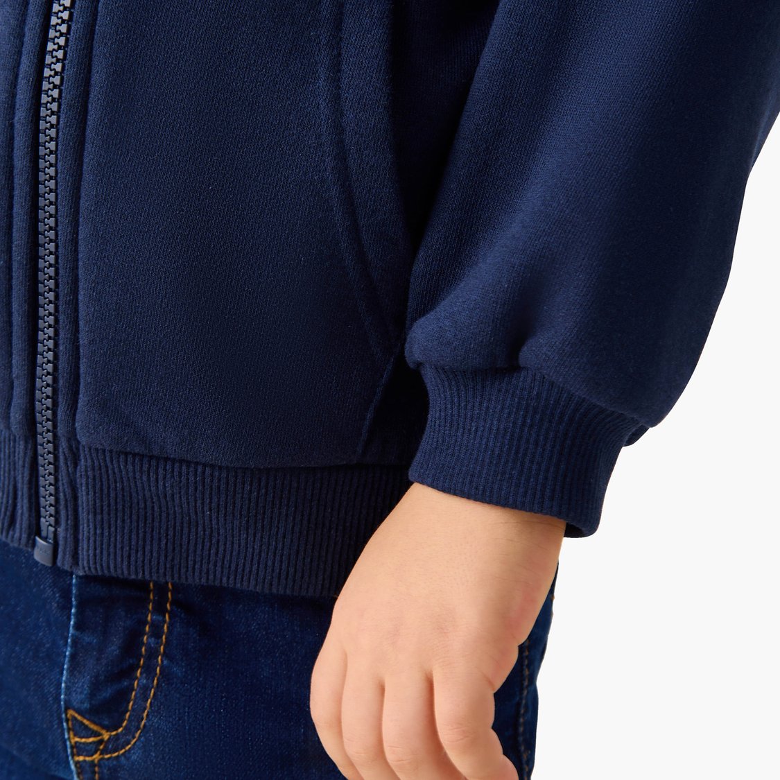Juniors Vehicle Embroidered Hoodie with Kangaroo Pocket