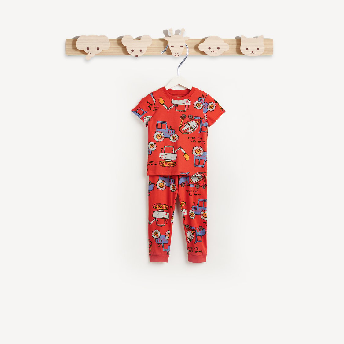Juniors Vehicle Print T-shirt and Pyjama Set