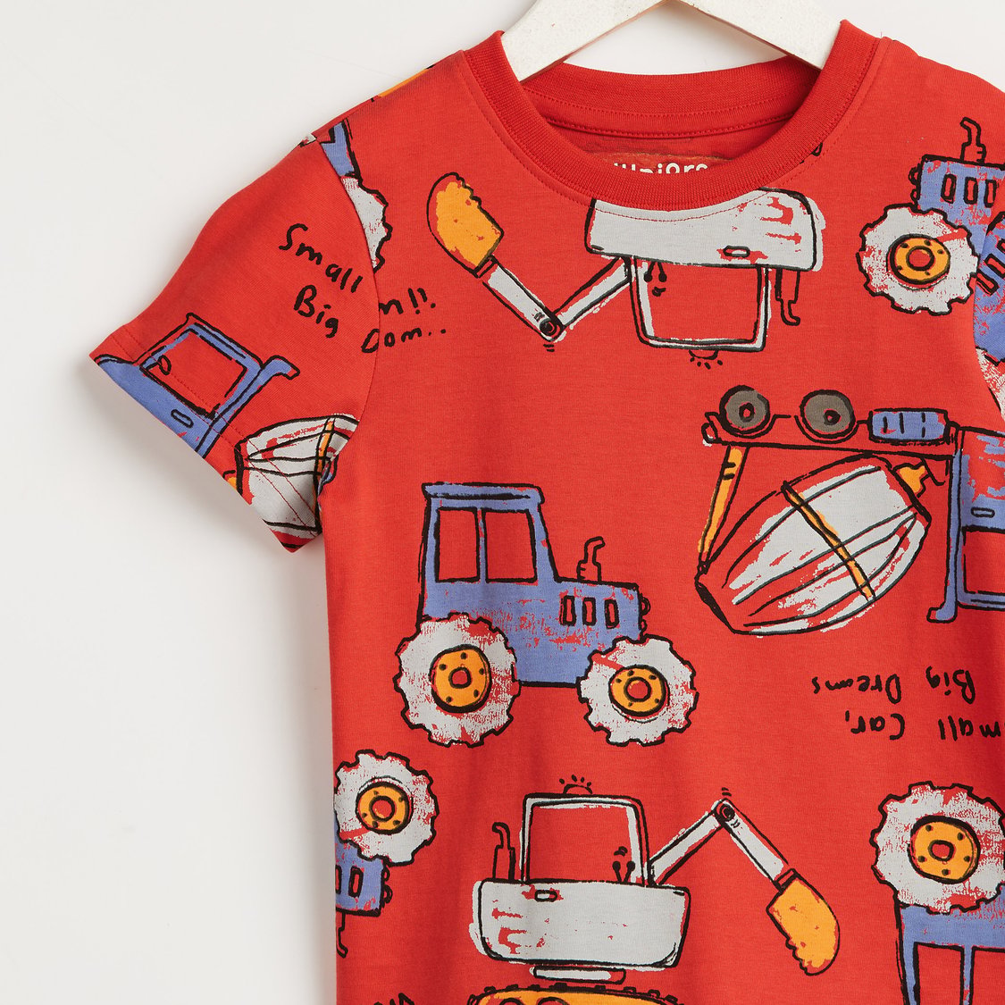 Juniors Vehicle Print T-shirt and Pyjama Set