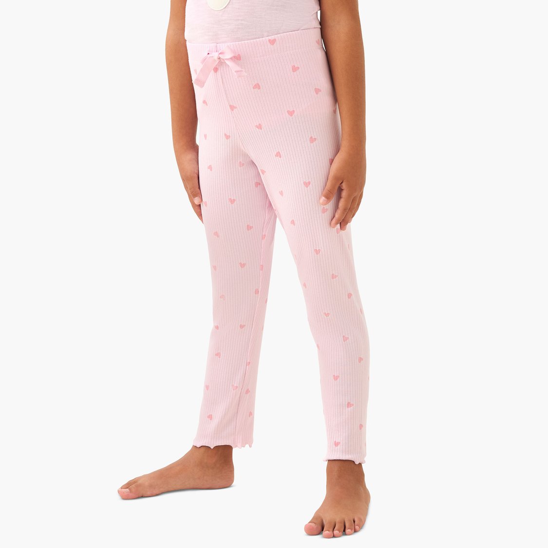 Juniors Floral Applique T-shirt and Pyjama Set