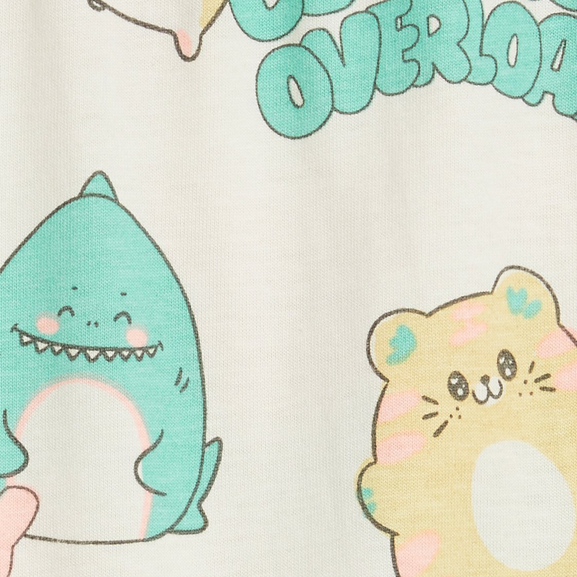 Juniors Printed T-shirt and Pyjama Set