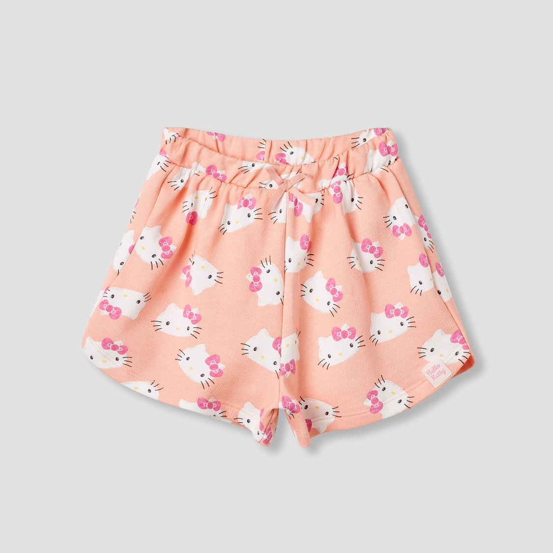 Sanrio Hello Kitty Print Shorts with Elasticated Waist - Set of 2